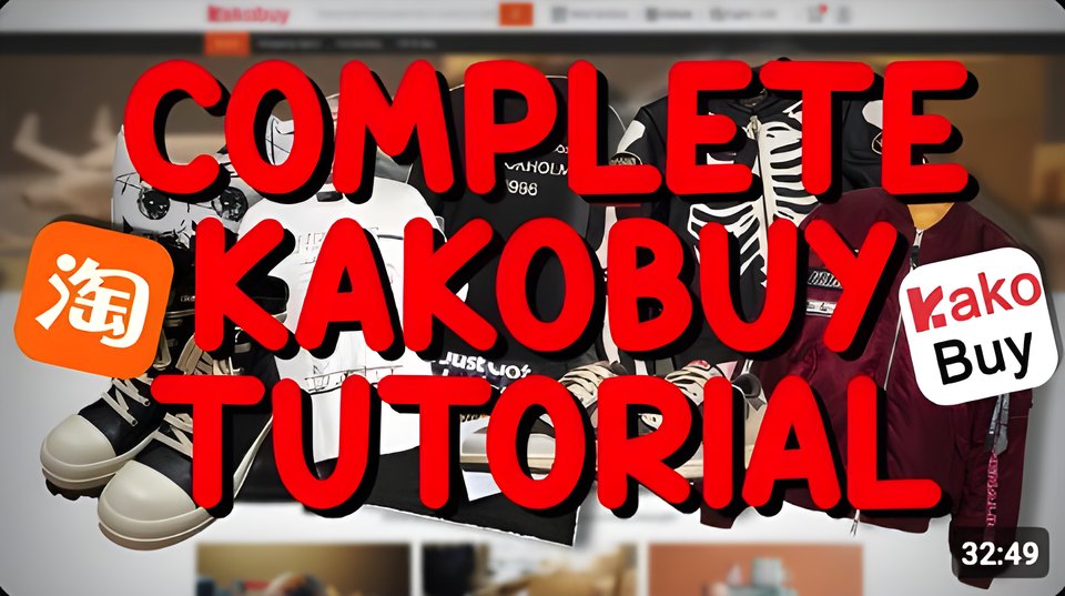 Kakobuy tutorial thumbnail